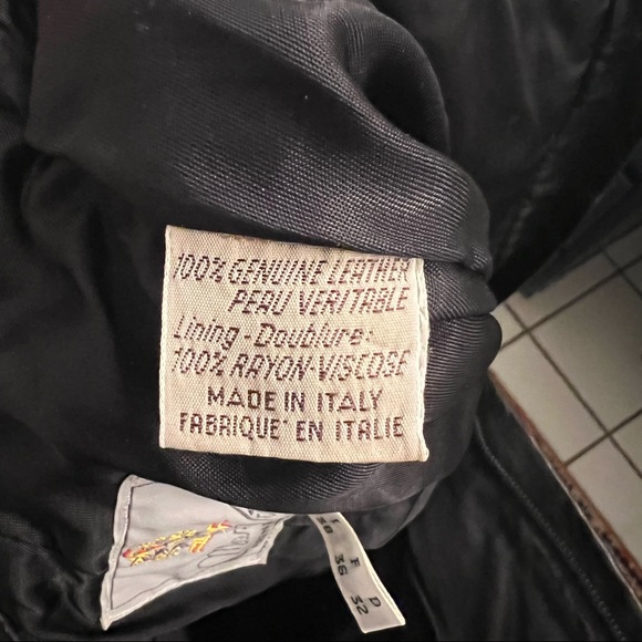 Genuine Leather High waisted Tapered Trousers (Made in Italy) - Picture 8 of 9